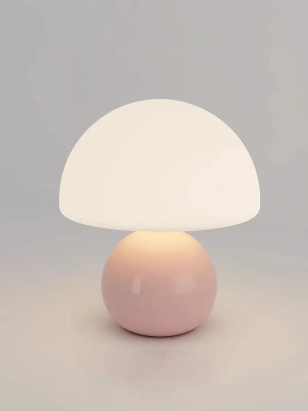 Lampe Champignon en Verre Opalin – Zemette
