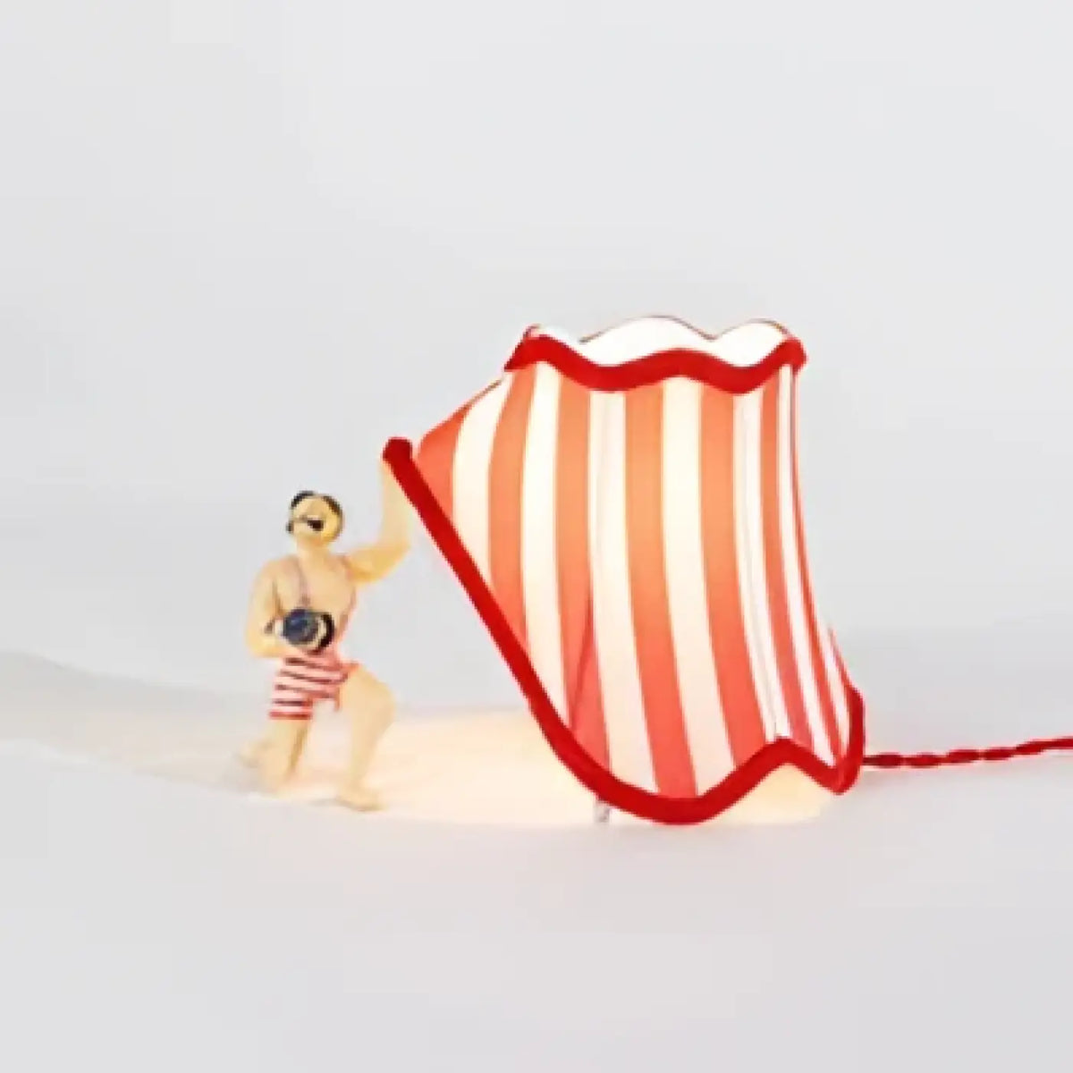 Lampe à Poser Personnage Abat-jour Rayé – Divis