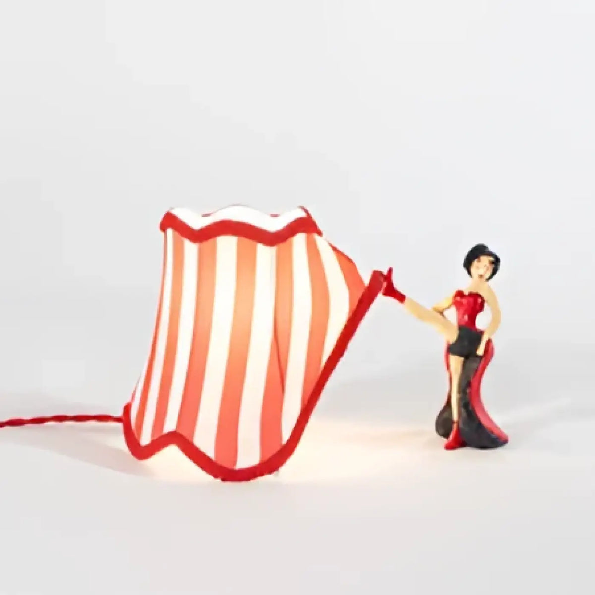 Lampe à Poser Personnage Abat-jour Rayé – Divis
