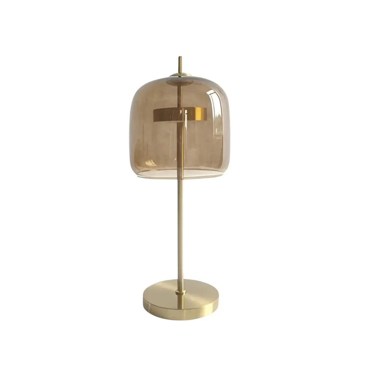 Lampe en Verre et Métal Doré – Niro