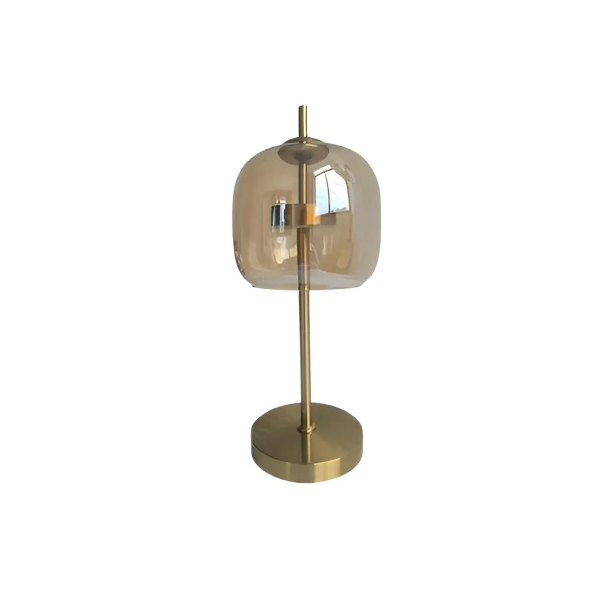 Lampe en Verre et Métal Doré – Niro