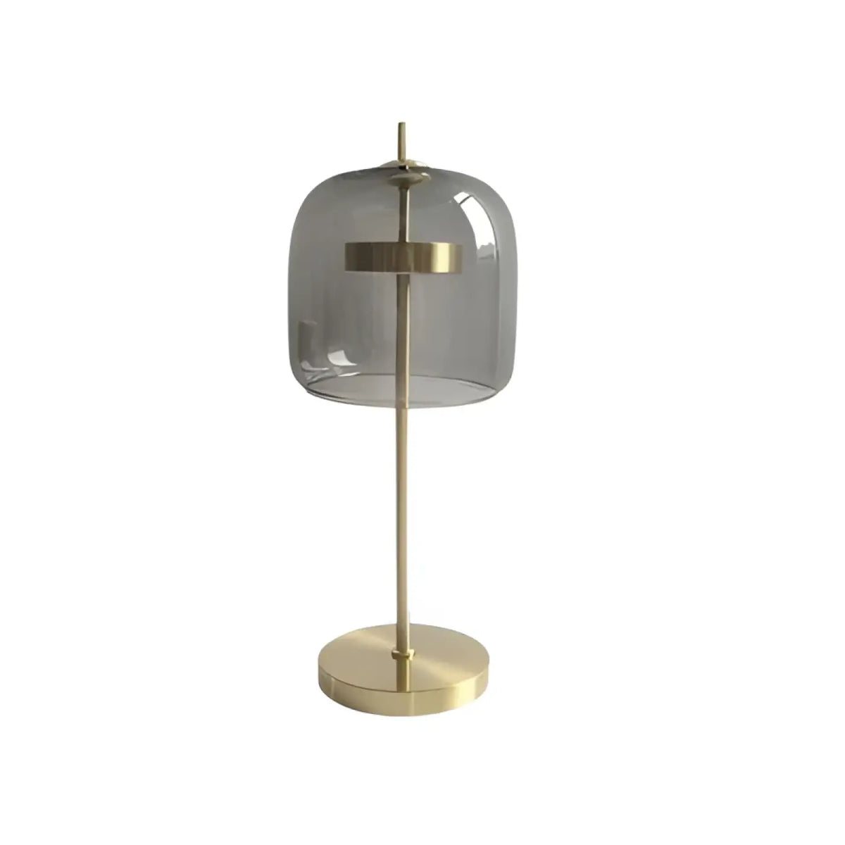 Lampe en Verre et Métal Doré – Niro