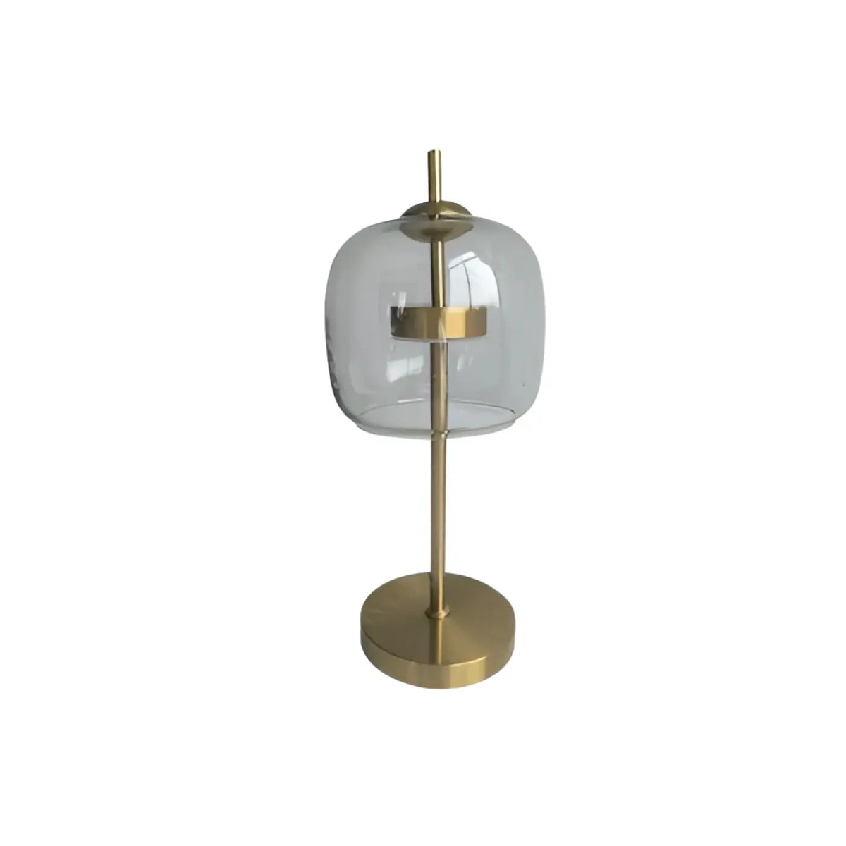 Lampe en Verre et Métal Doré – Niro