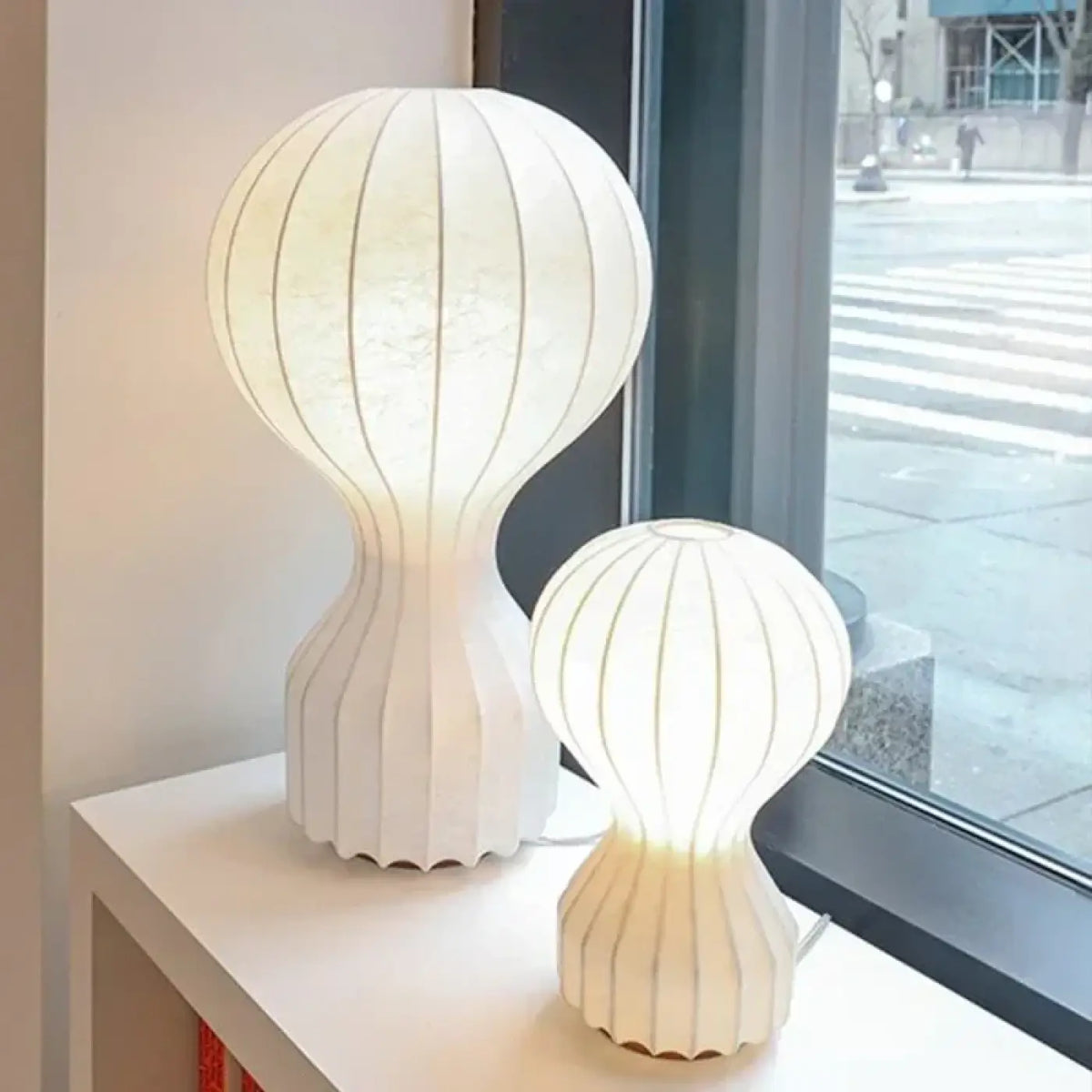 Lampe Japandi Silhouette Ondulée – Solette