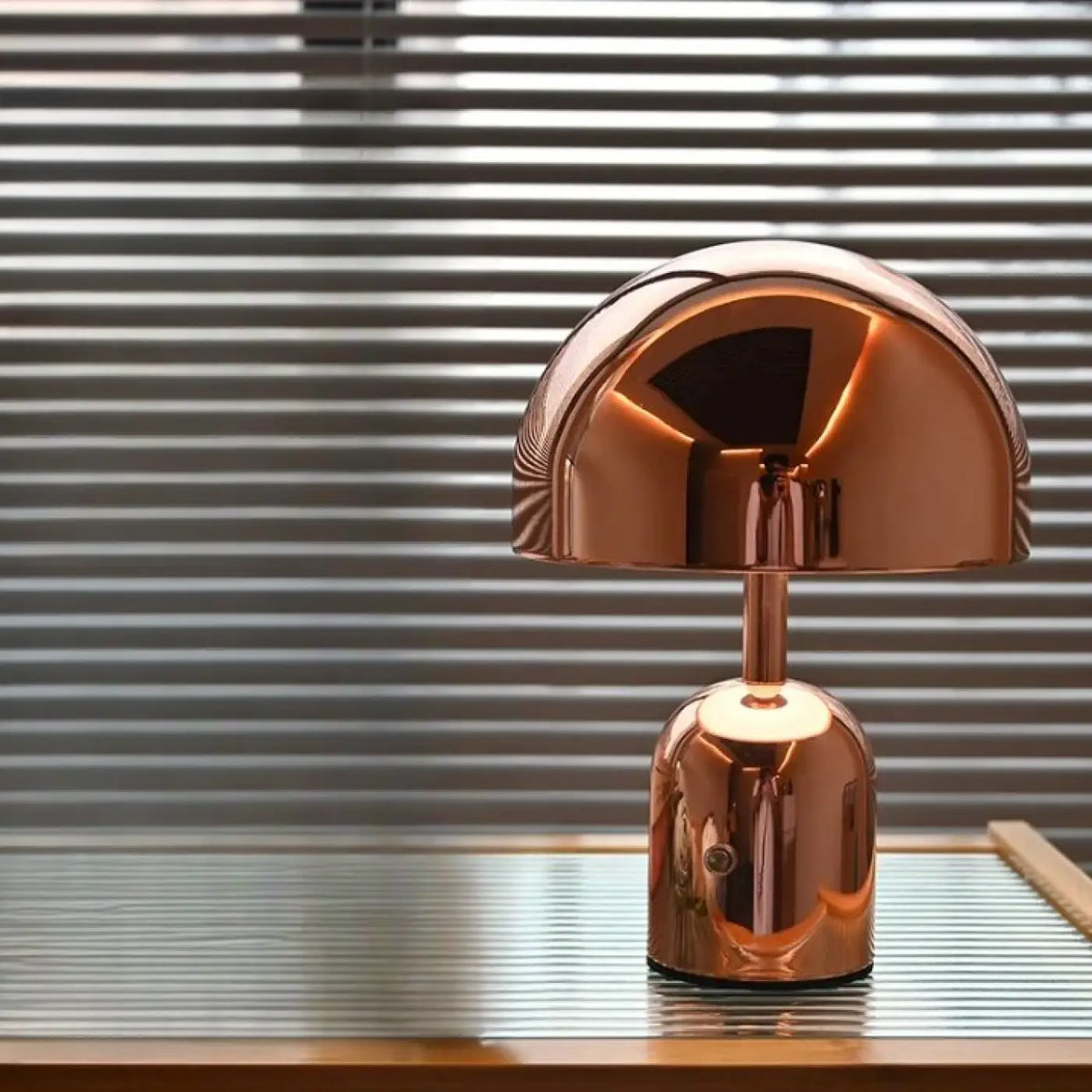 Lampe Champignon à Reflets Miroir – Serane