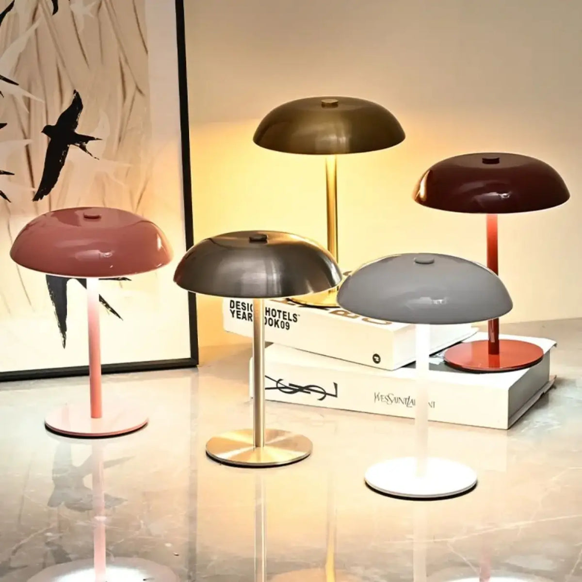 Lampe à Poser Tactile Organique – Bomio
