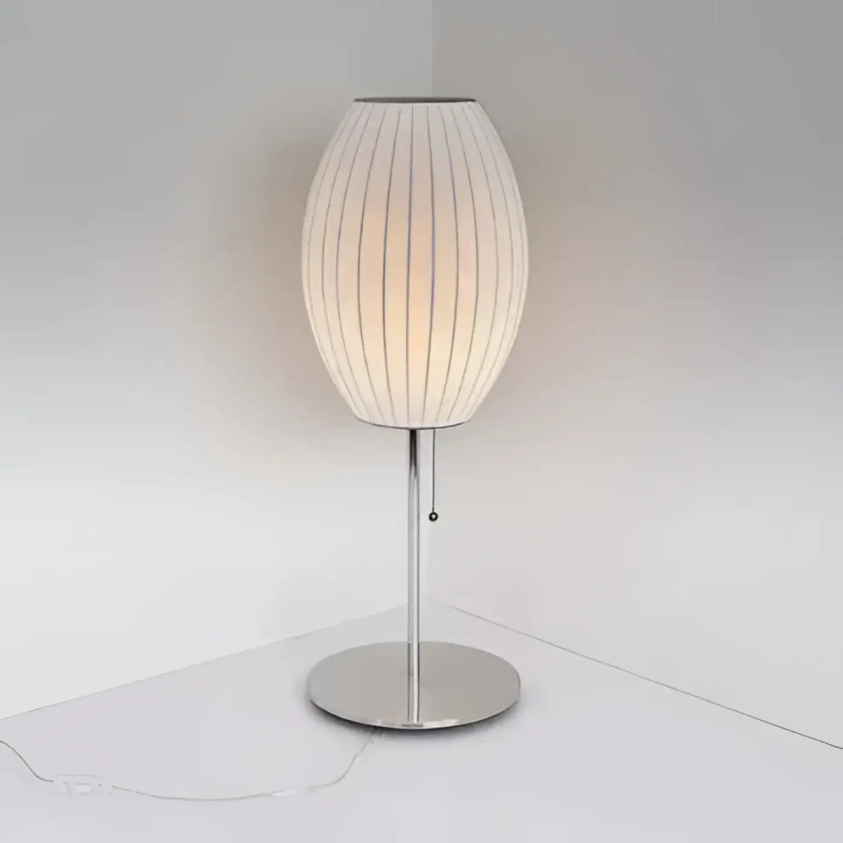 Lampe à Poser Abat-jour Ondulé – Finine