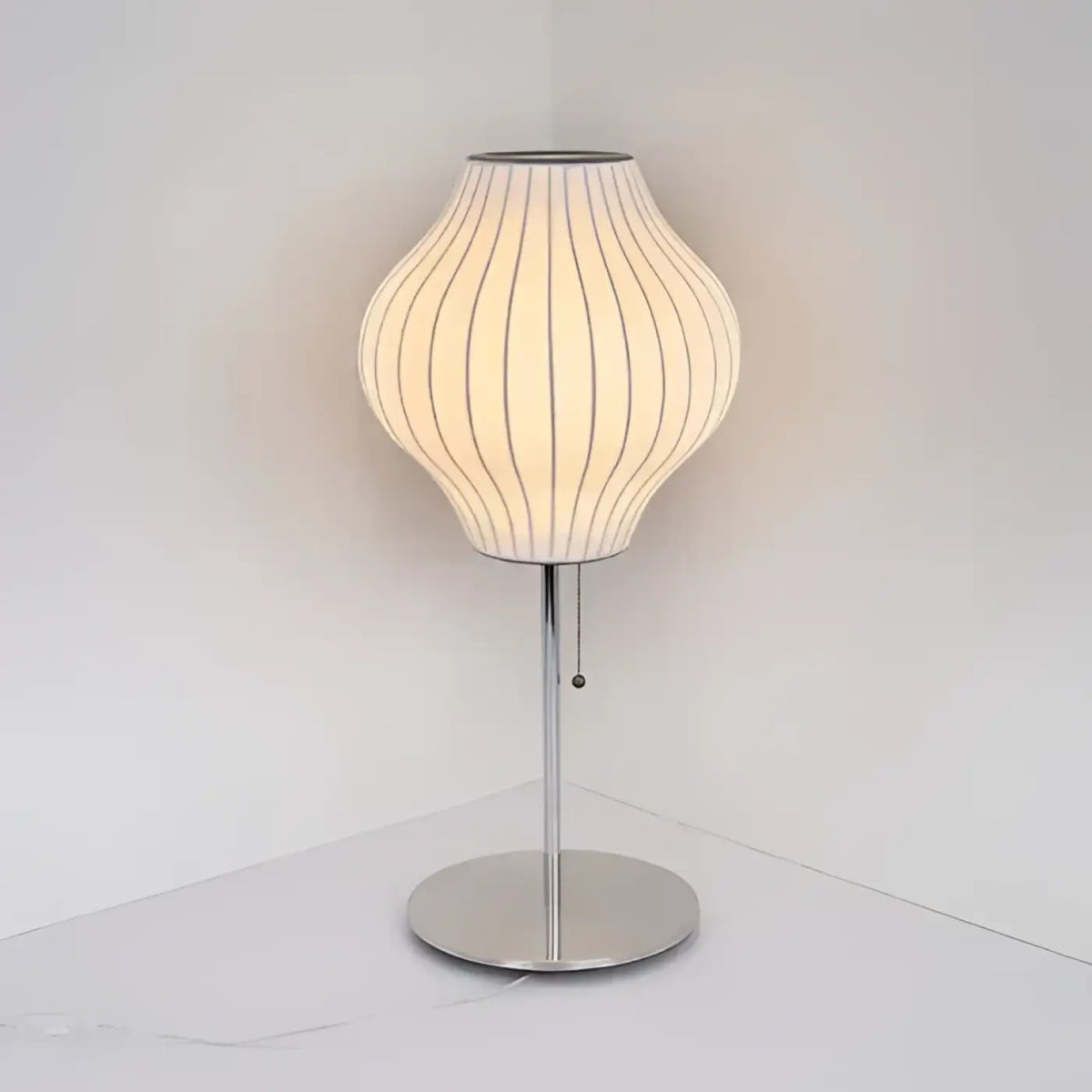Lampe à Poser Abat-jour Ondulé – Finine