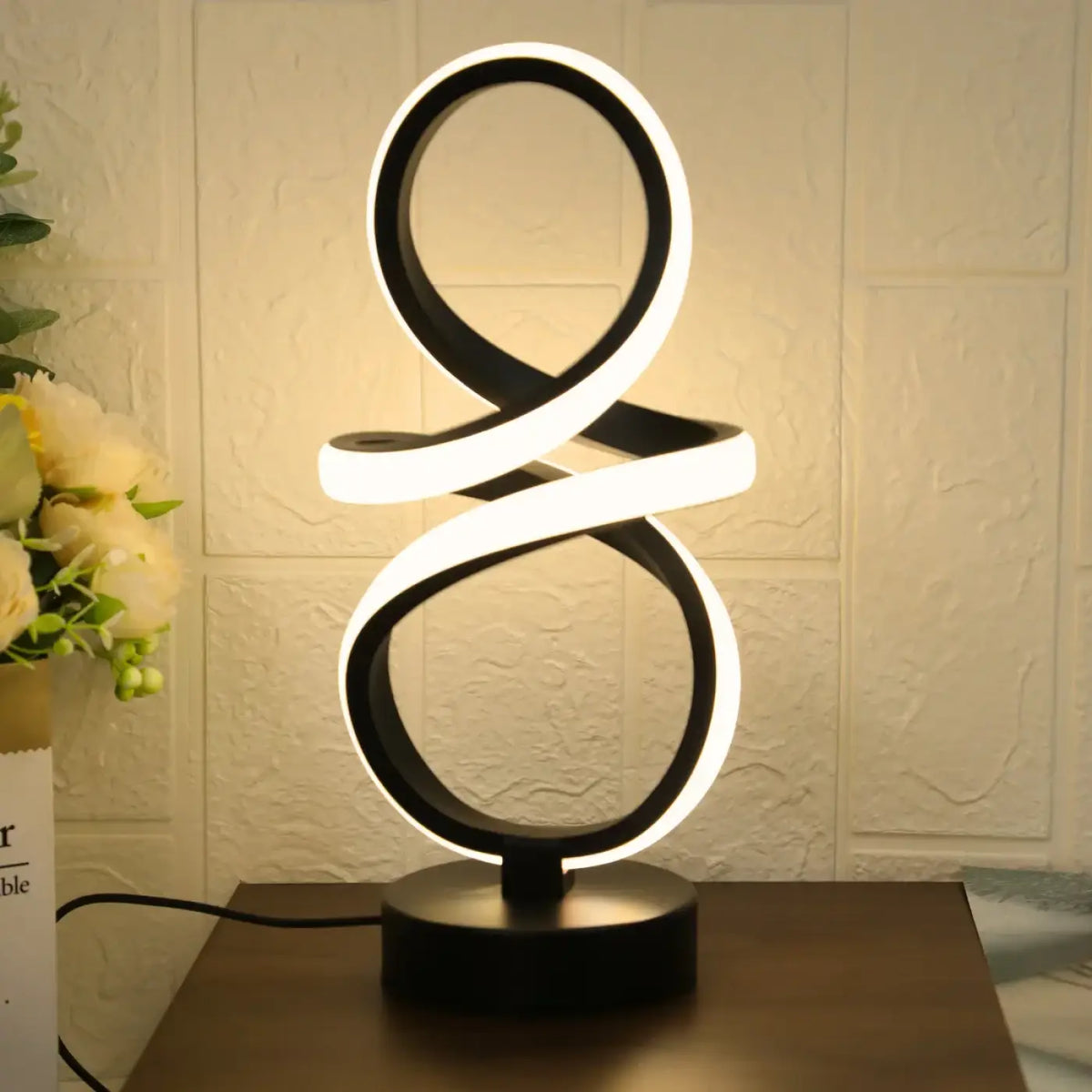 Lampe à Poser Spirale LED – Fovia