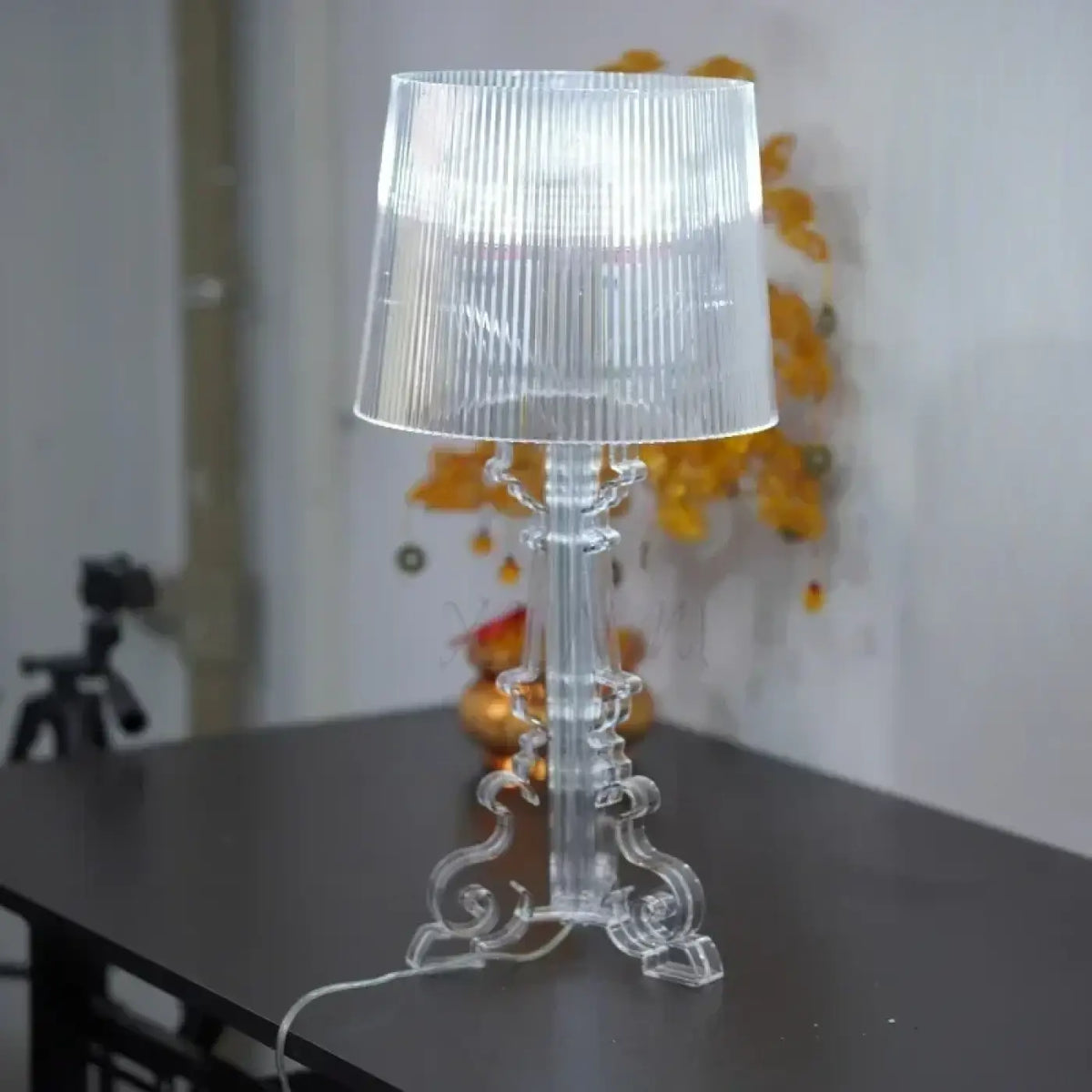 Lampe à Poser Baroque Transparente – Levette