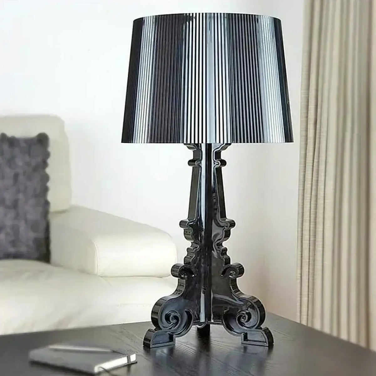 Lampe à Poser Baroque Transparente – Levette
