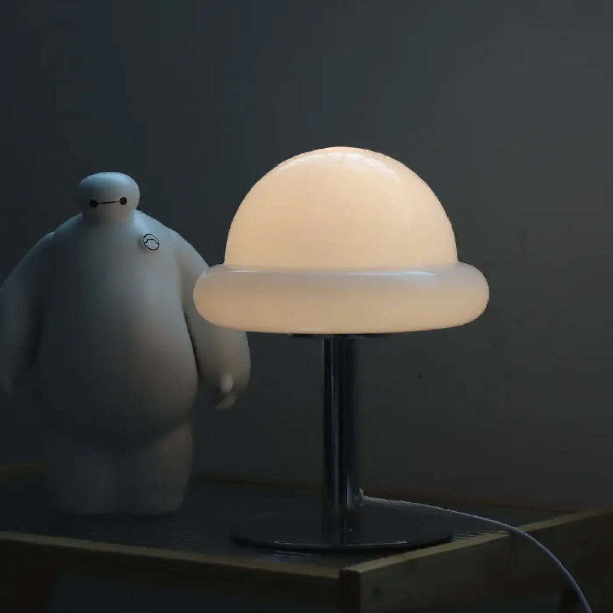 Lampe Champignon en Verre Laqué – Losine