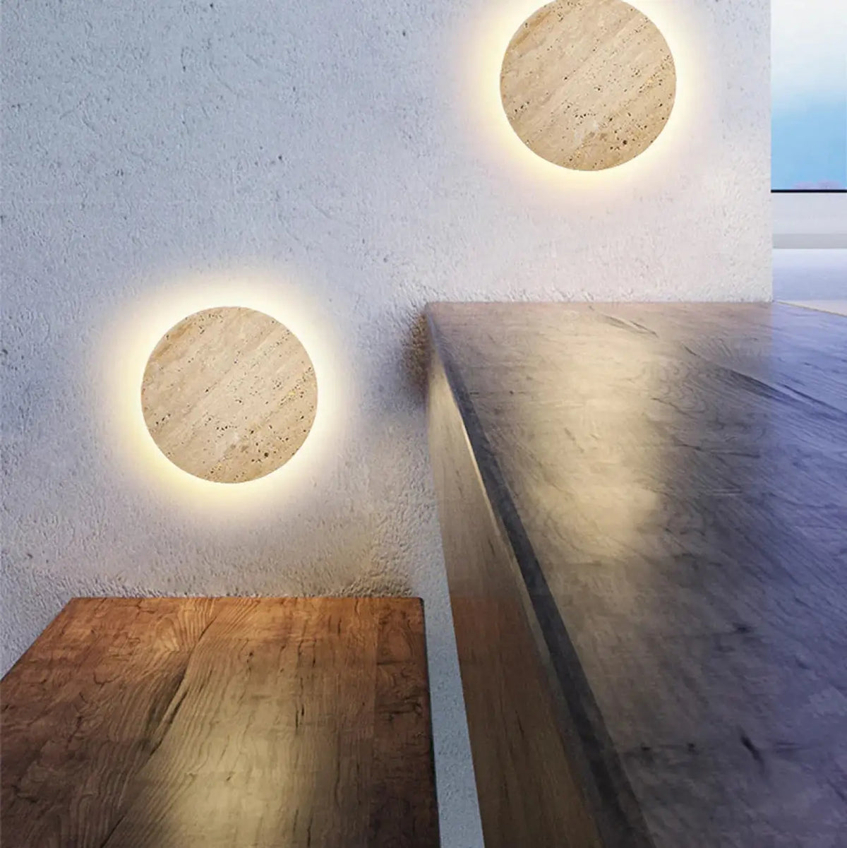 Luminaire Extérieur Étanche en Pierre Naturelle – Bémio
