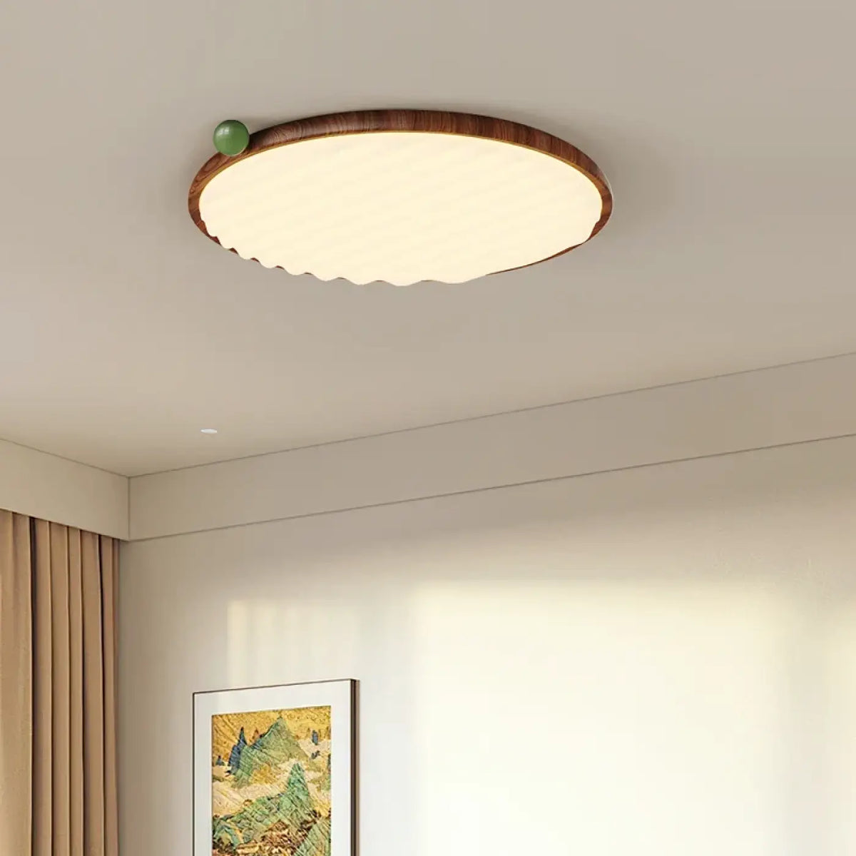 Plafonnier en Bois LED – Vesio