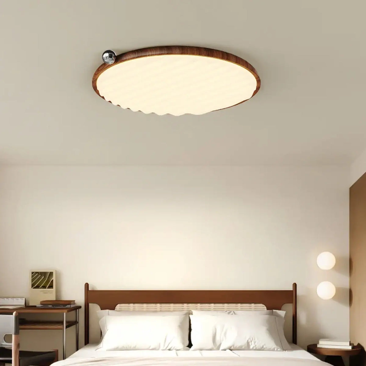 Plafonnier en Bois LED – Vesio