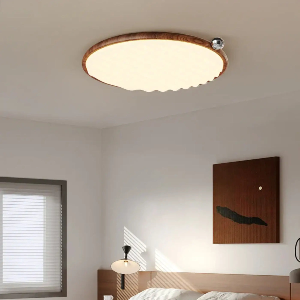 Plafonnier en Bois LED – Vesio