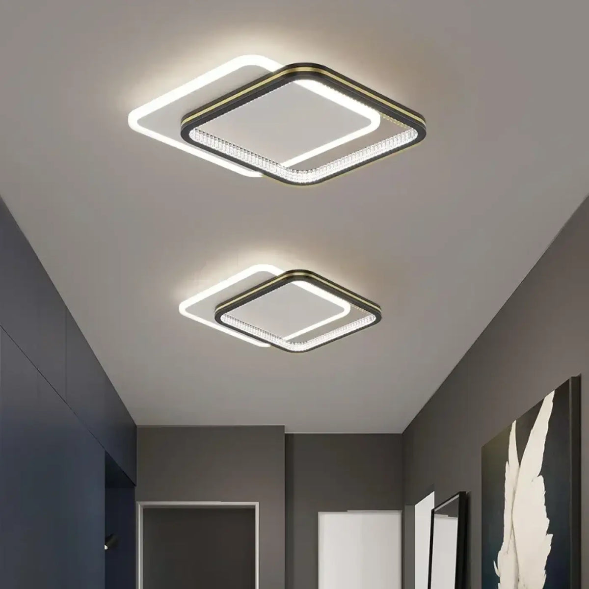 Plafonnier LED Rond ou Carré – Kéria