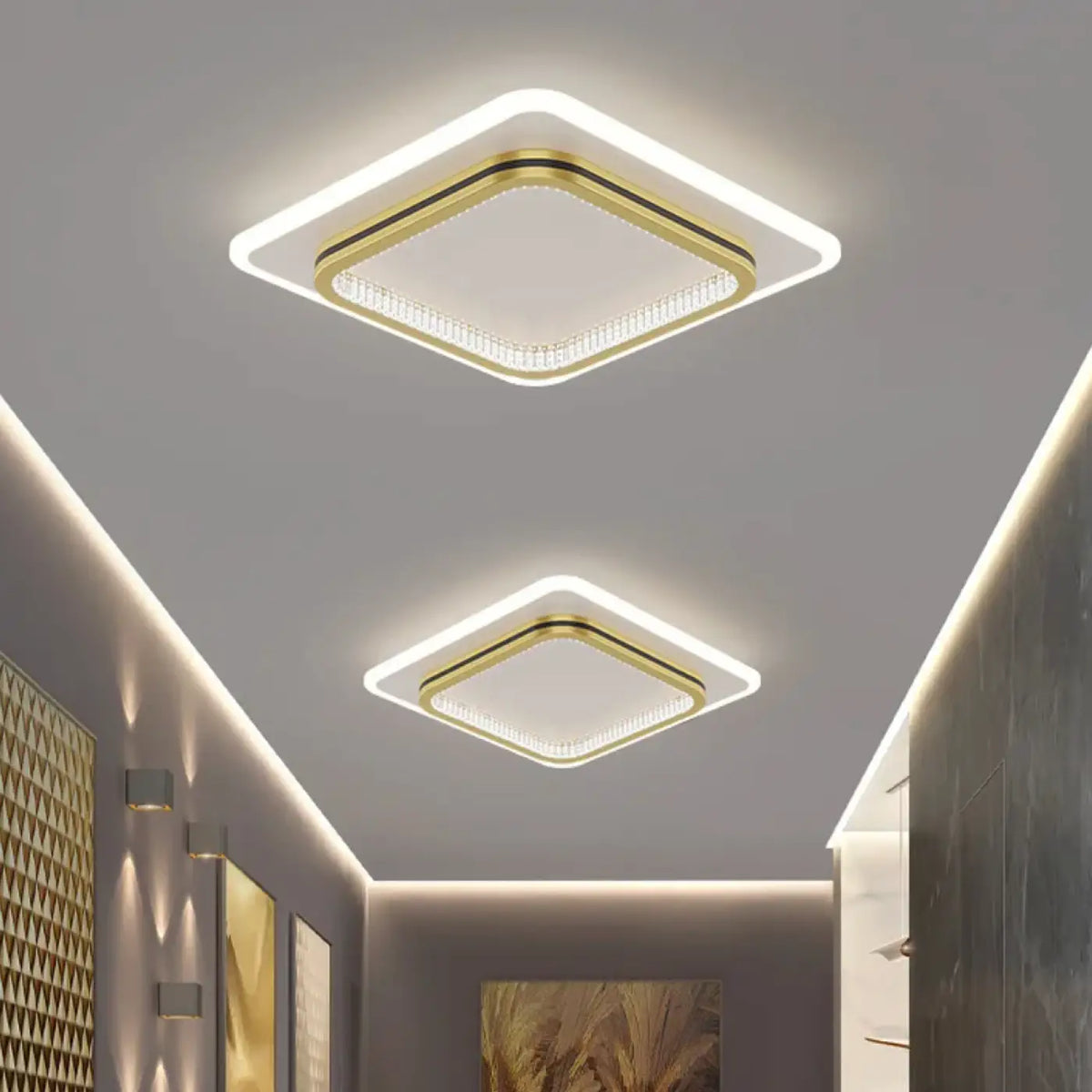 Plafonnier LED Rond ou Carré – Kéria