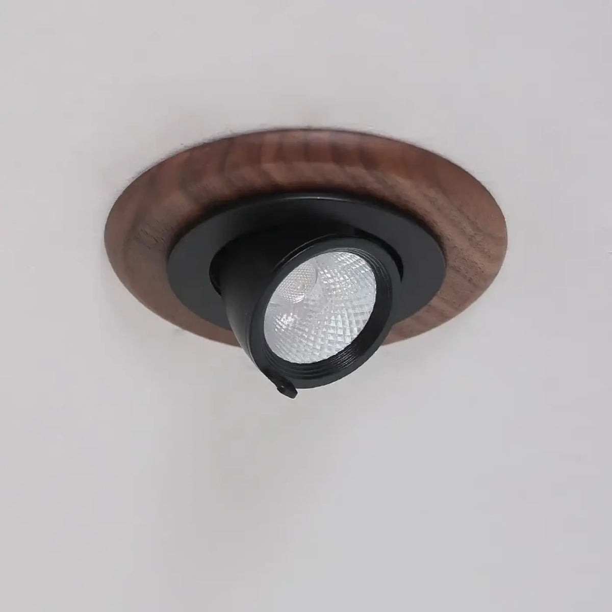Plafonnier LED Rond en Bois – Délon