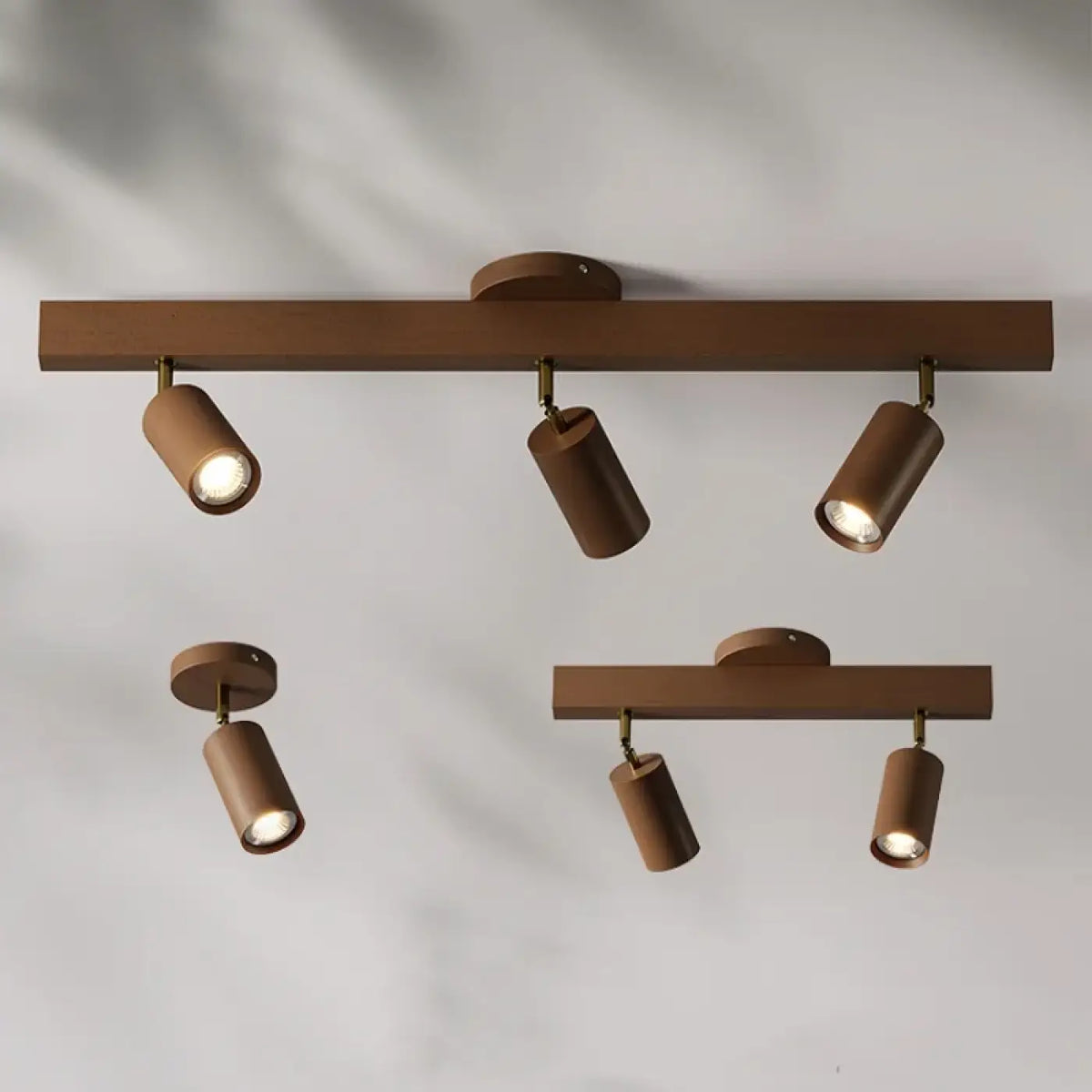 Plafonnier Spots Orientables en Bois – Banon