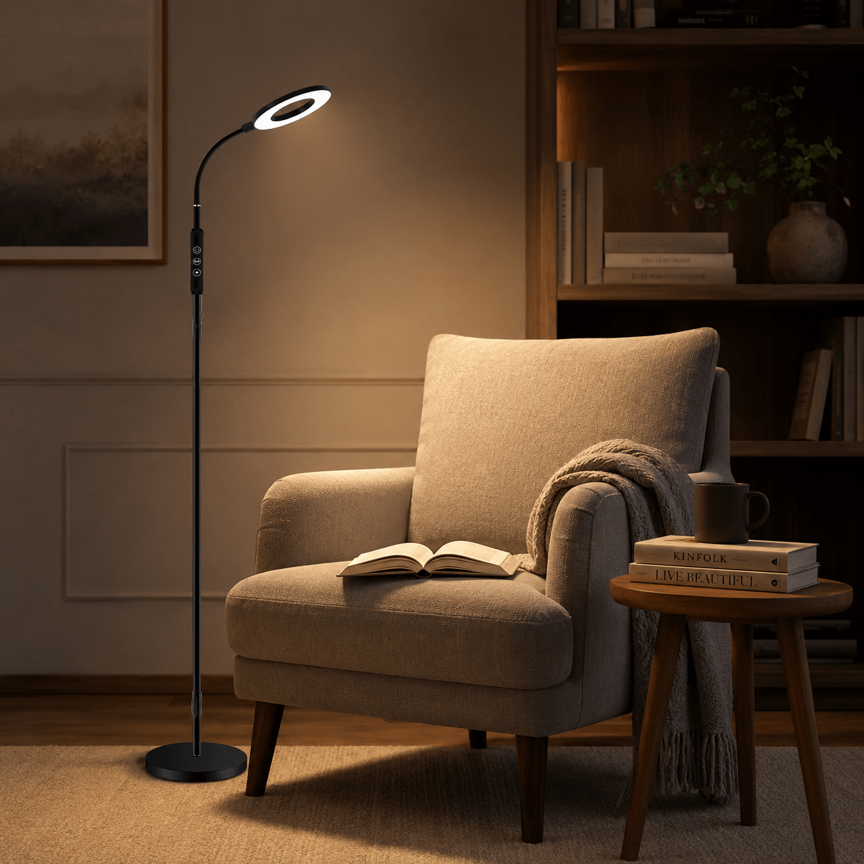 Lampadaire Liseuse LED avec Variateur – Lumo