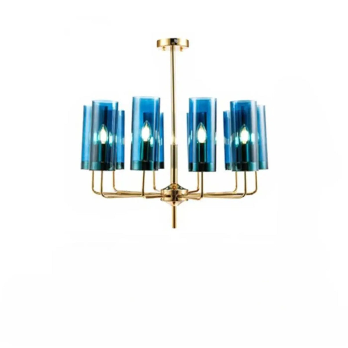 Suspension Cylindres de Verre et Laiton – Vonon