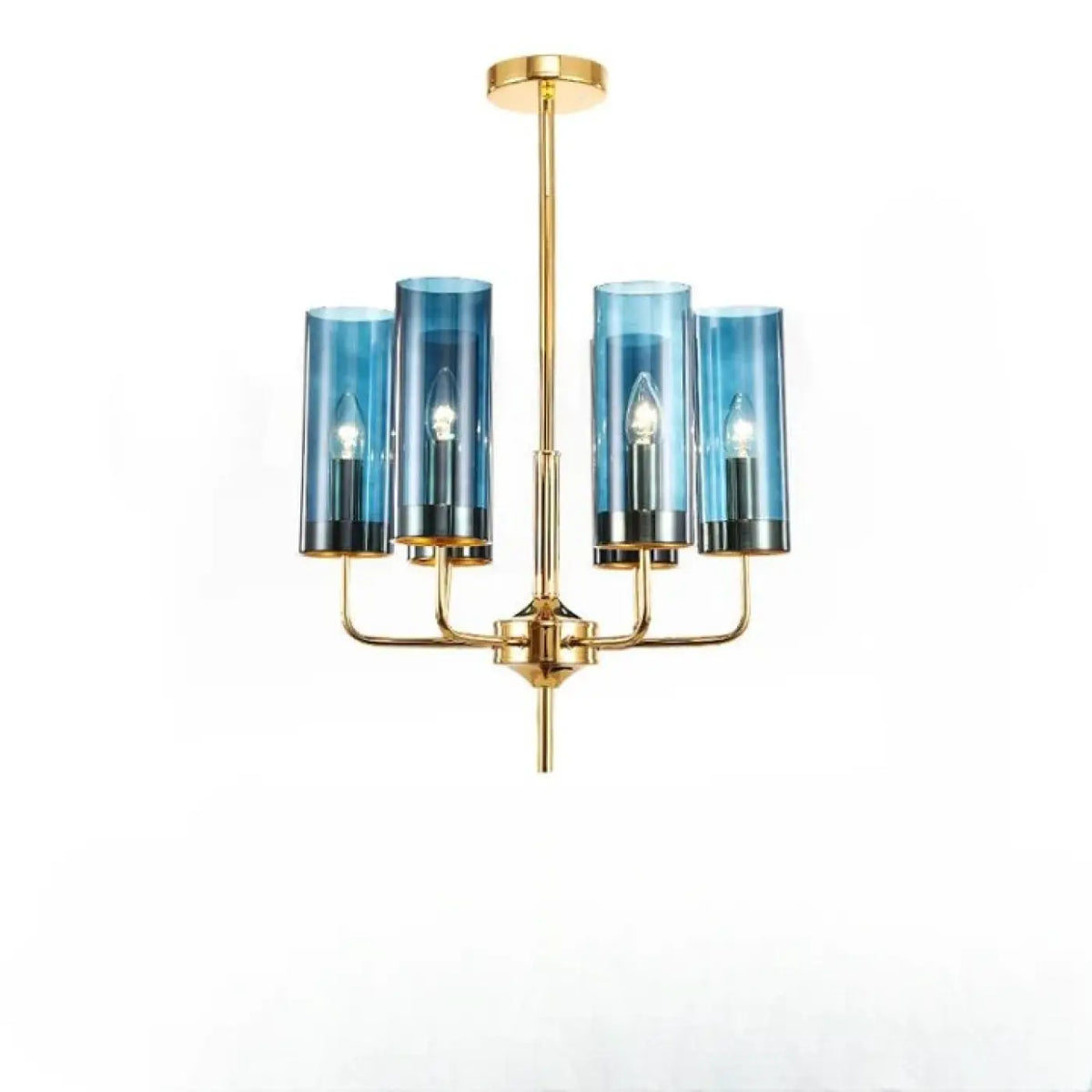 Suspension Cylindres de Verre et Laiton – Vonon
