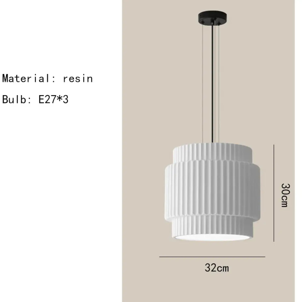 Suspension LED en Résine Colorée – Vodon
