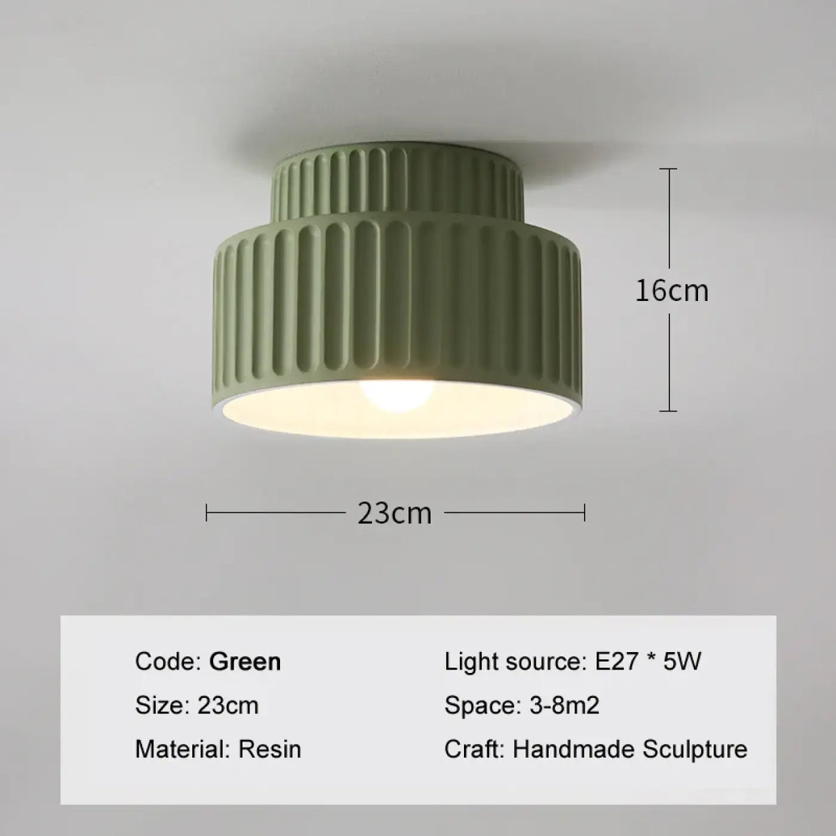 Suspension LED en Résine Colorée – Vodon