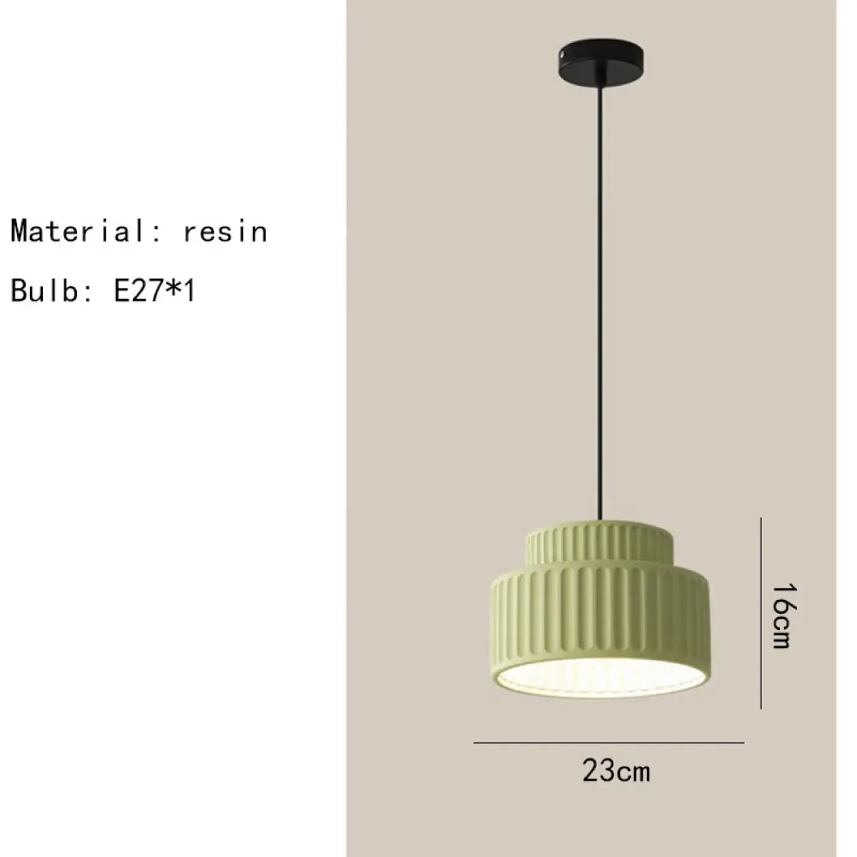 Suspension LED en Résine Colorée – Vodon