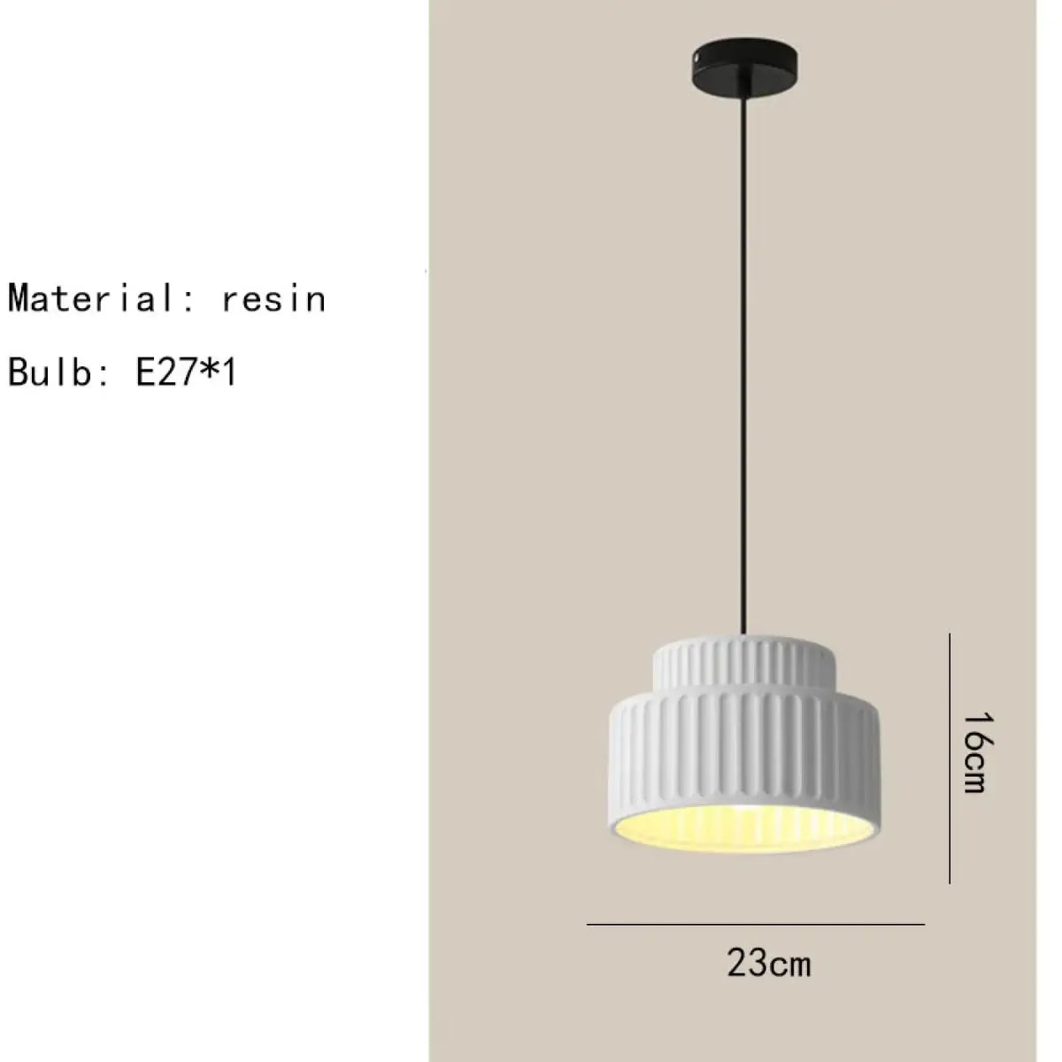 Suspension LED en Résine Colorée – Vodon