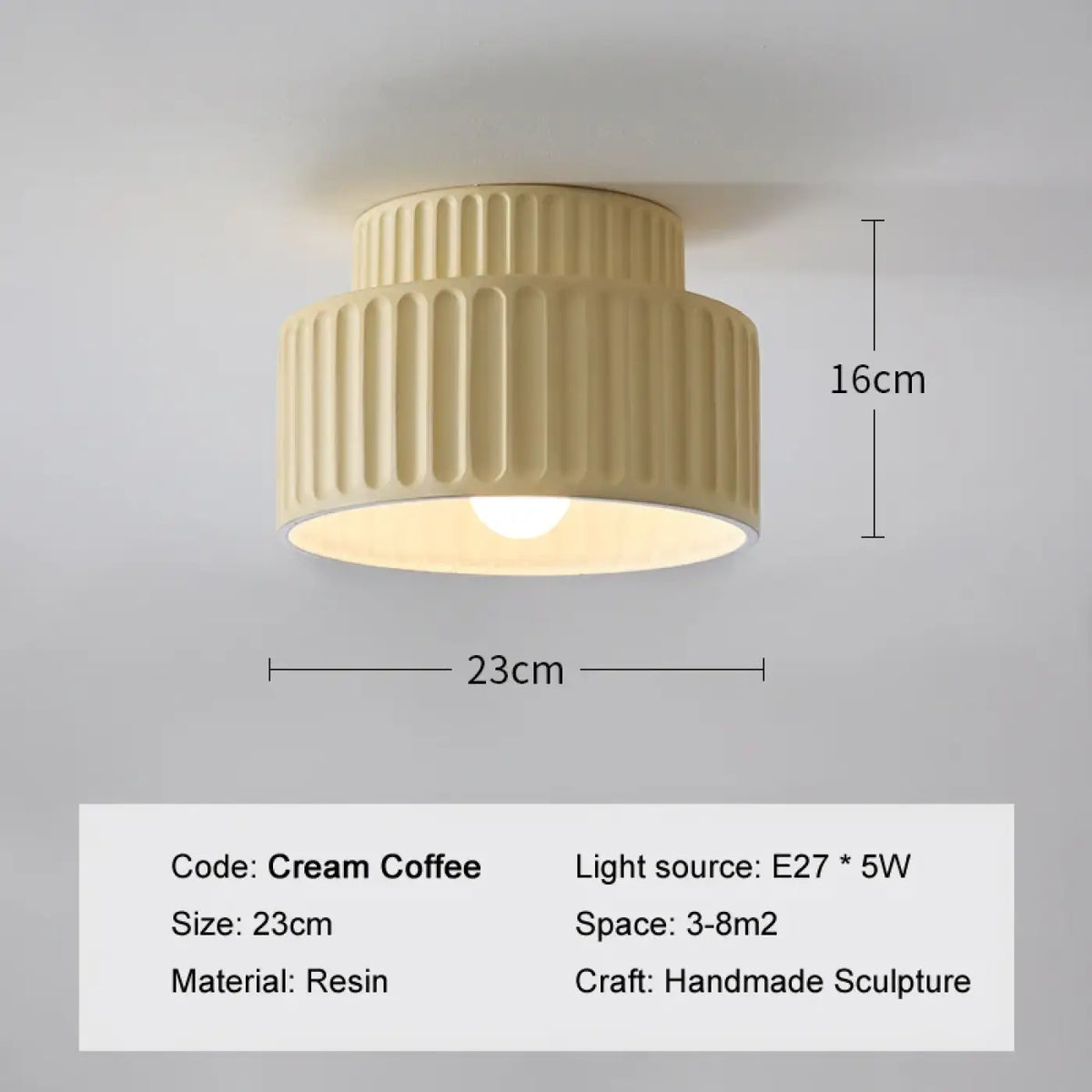 Suspension LED en Résine Colorée – Vodon