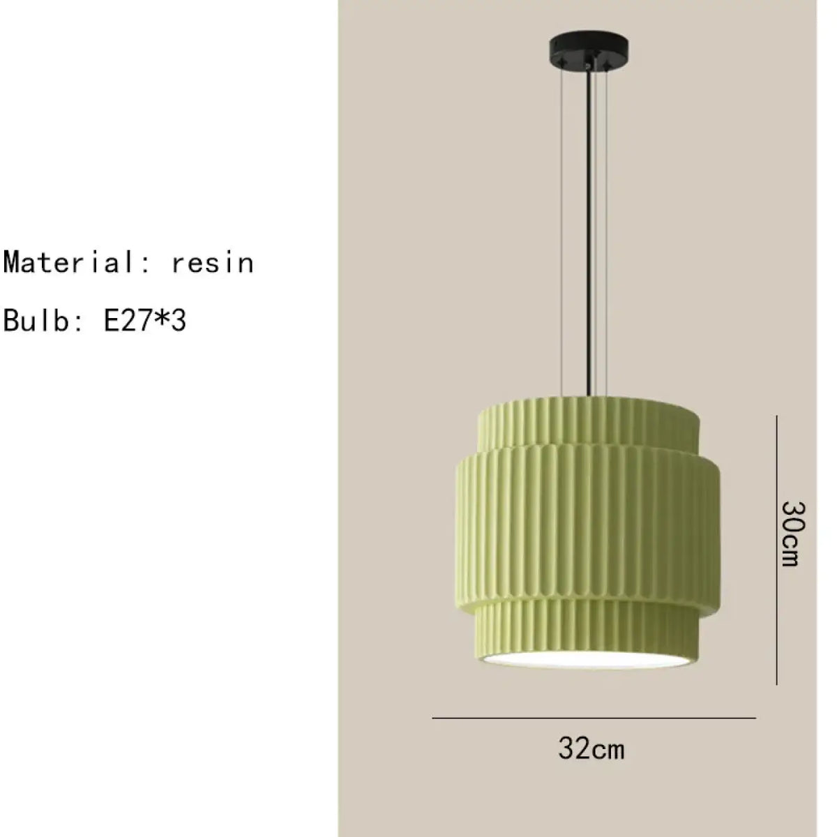 Suspension LED en Résine Colorée – Vodon