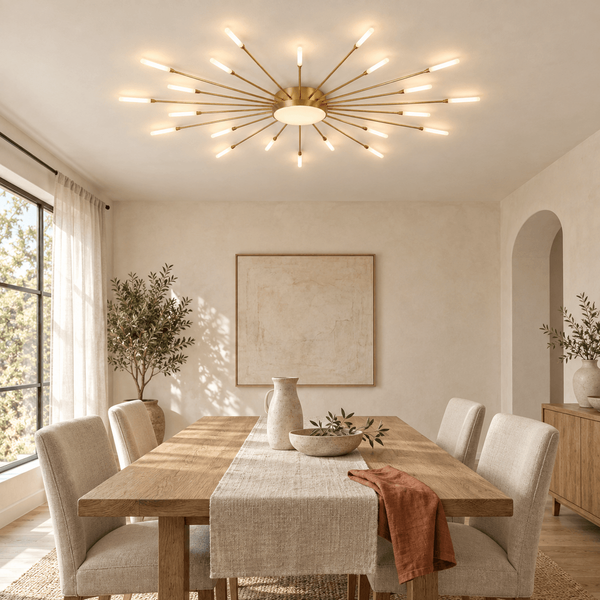 Plafonnier LED Étoile Design – Lyra