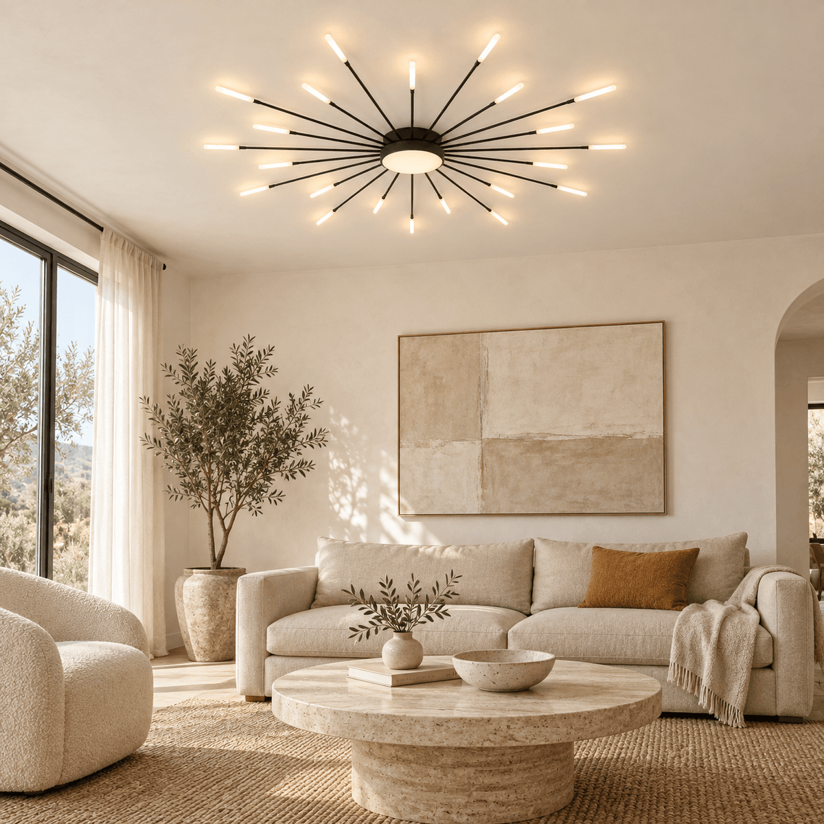 Plafonnier LED Étoile Design – Lyra