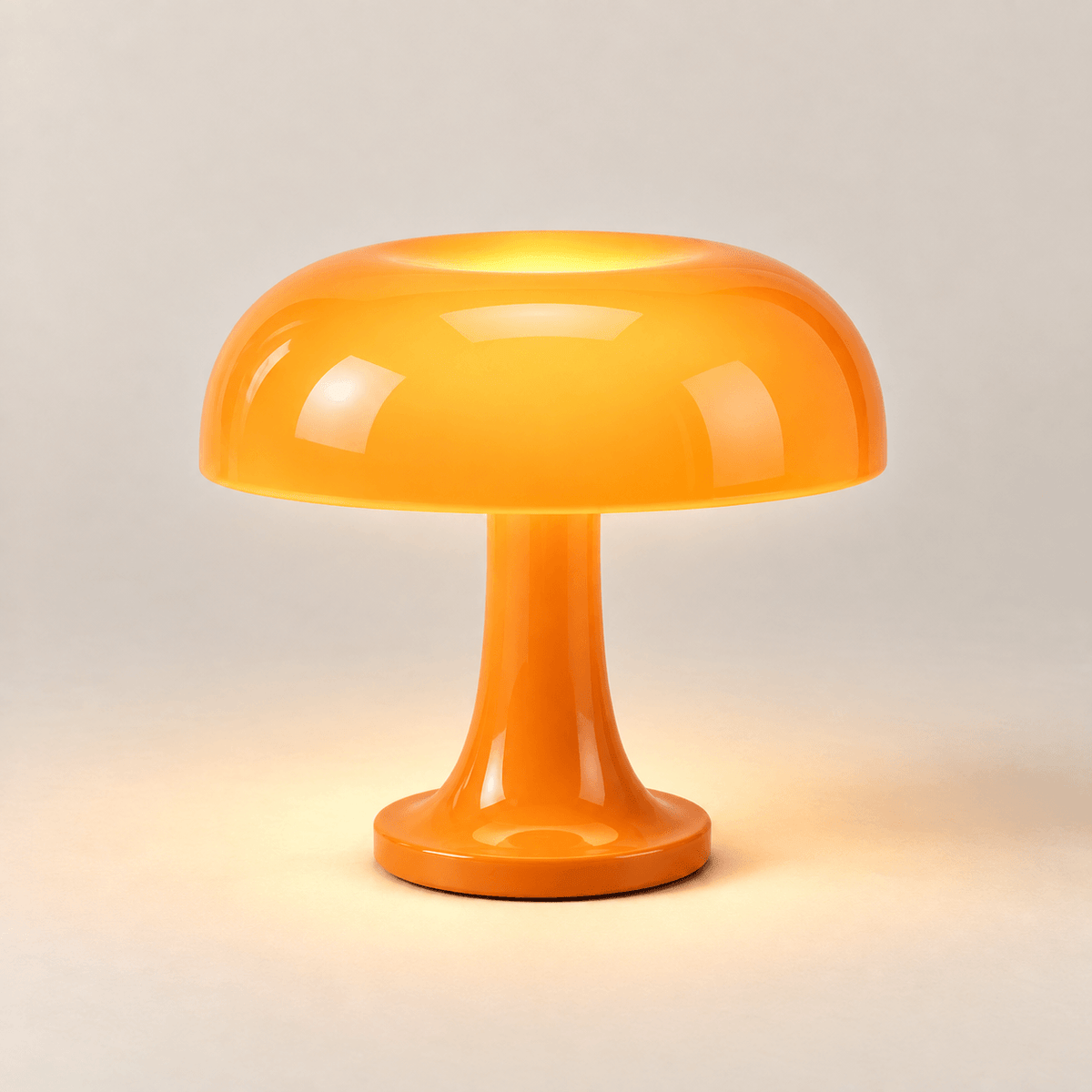 Lampe champignon Milo orange, packshot #Couleur_Orange