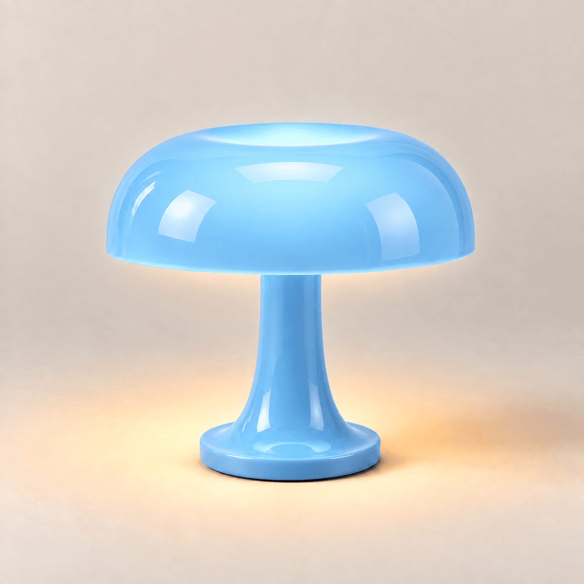 Lampe champignon Milo bleue, packshot #Couleur_Bleu