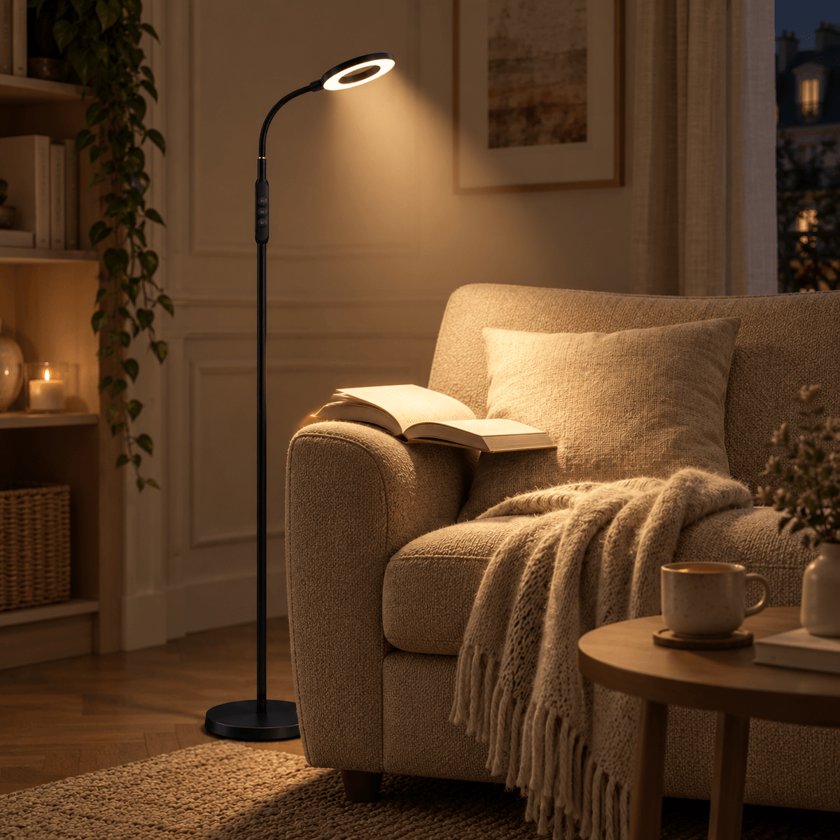 Lampadaire Liseuse LED avec Variateur – Lumo
