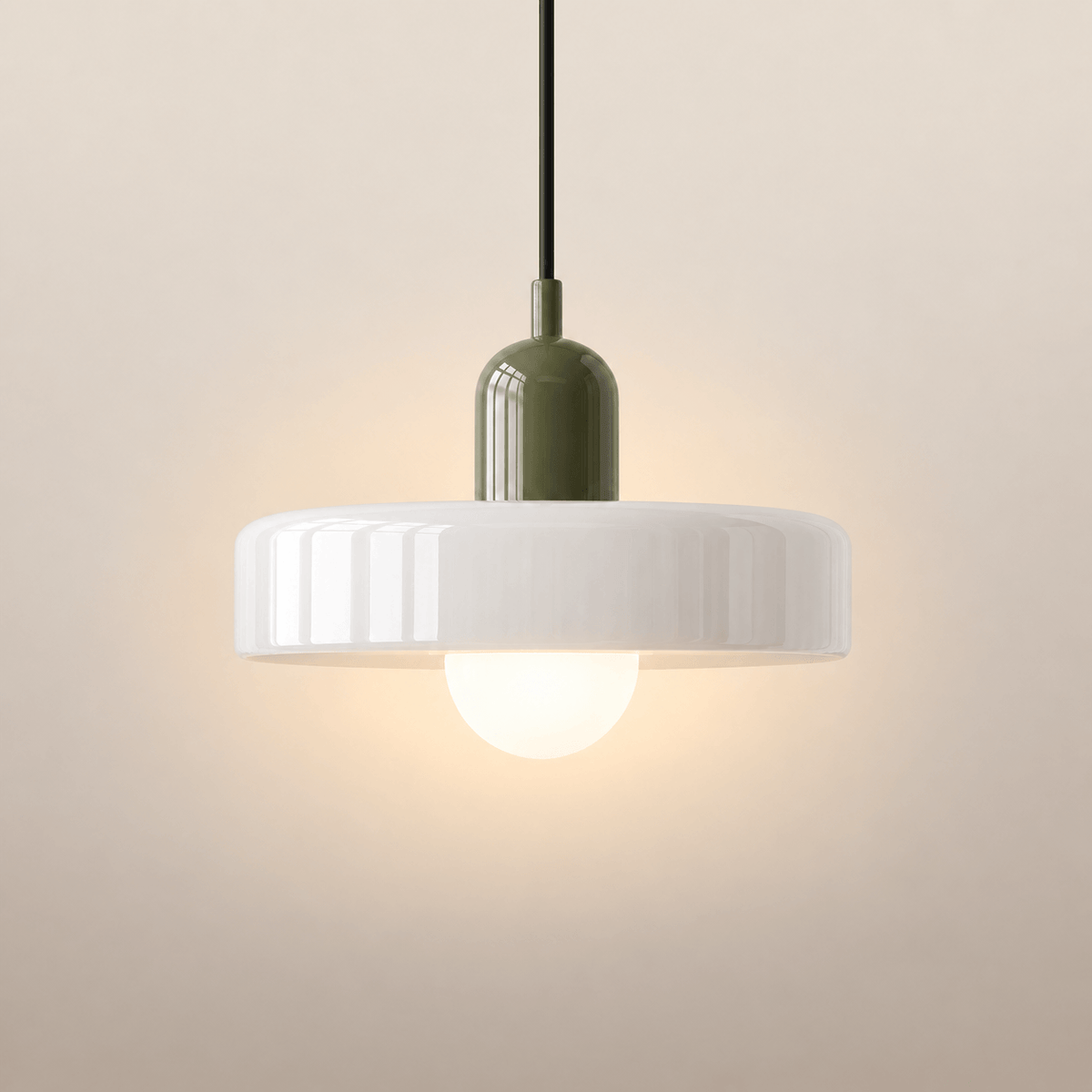 Suspension Nola Vert & Blanc #Couleur_Vert & Blanc