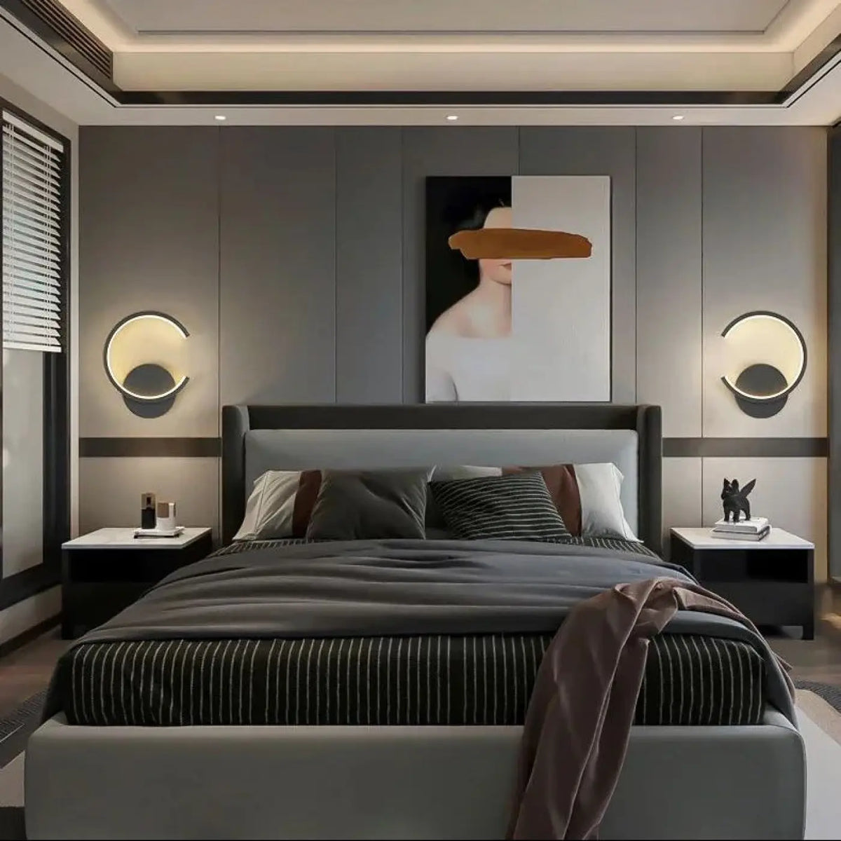 Petite Applique Murale LED Arc de Cercle – Jérette
