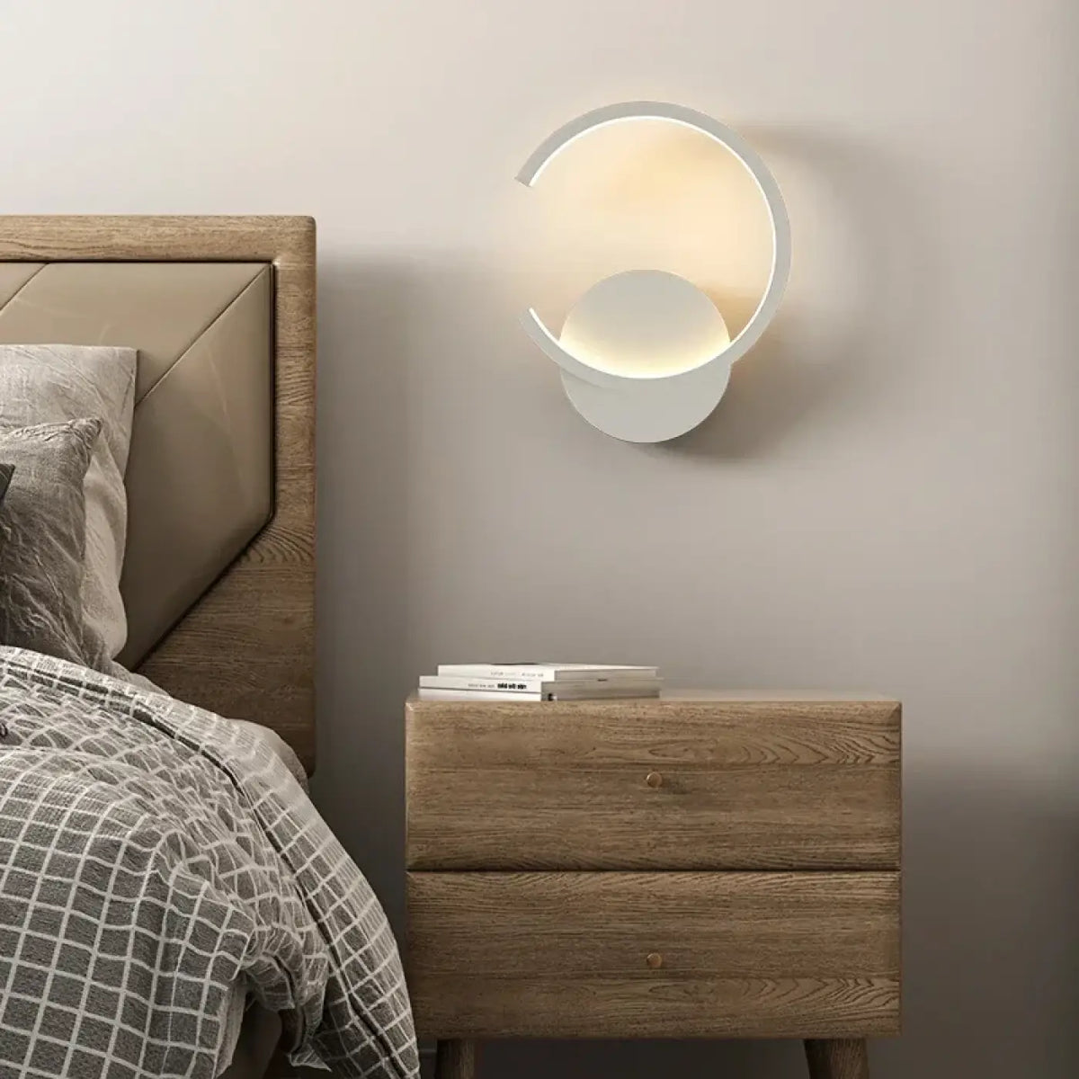 Petite Applique Murale LED Arc de Cercle – Jérette