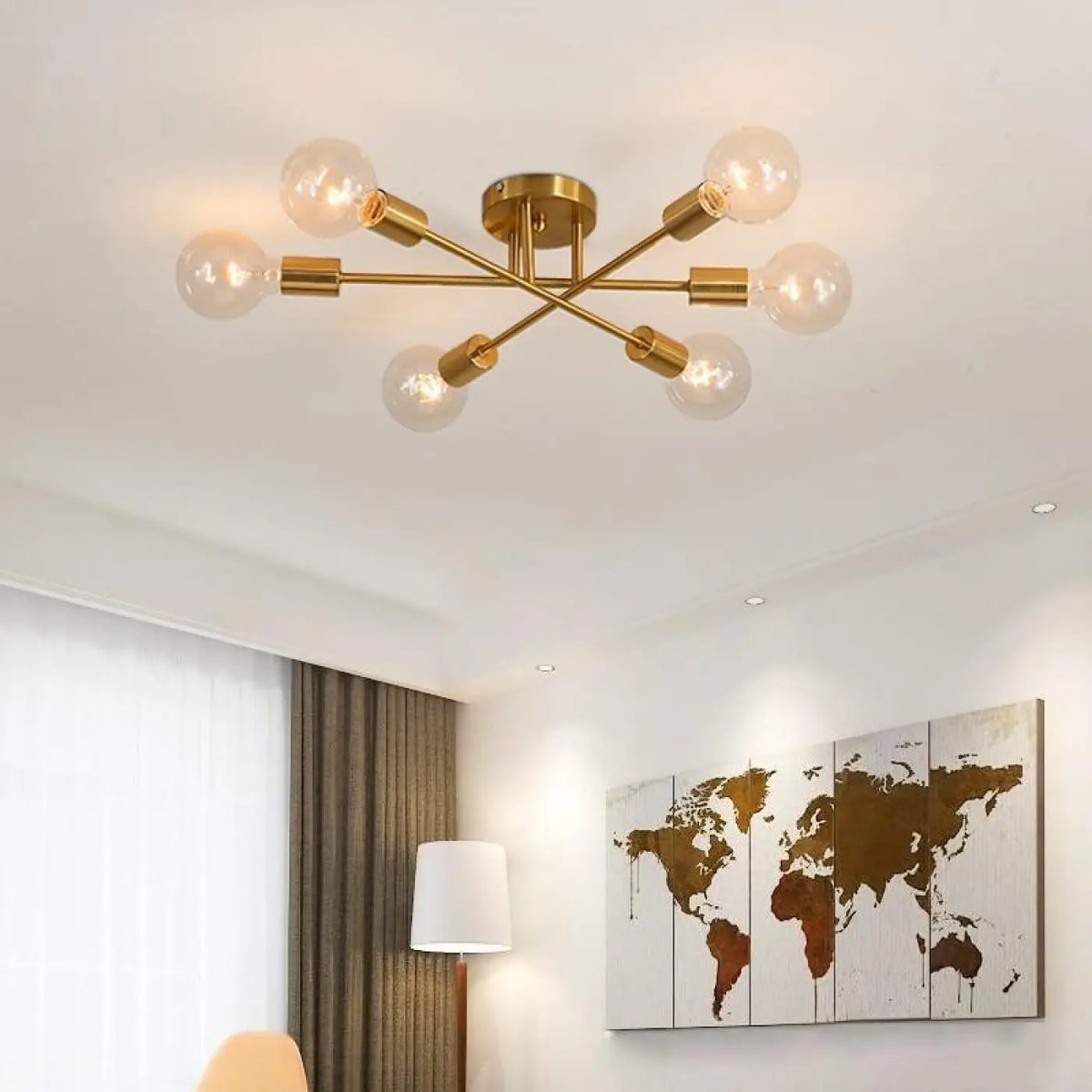 Plafonnier à Ampoules LED – Morane