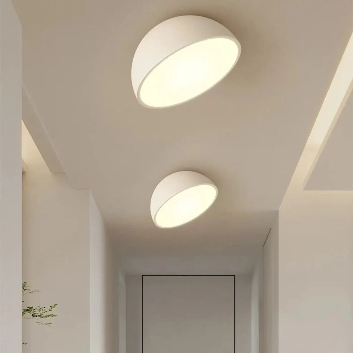 Plafonnier Demi-Sphère en Bois LED – Fenelle