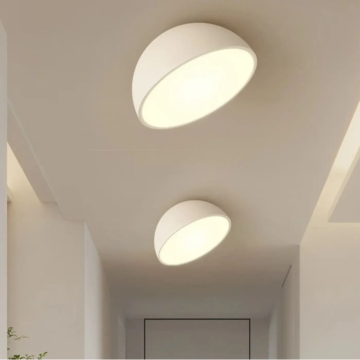 Plafonnier Demi-Sphère en Bois LED – Fenelle