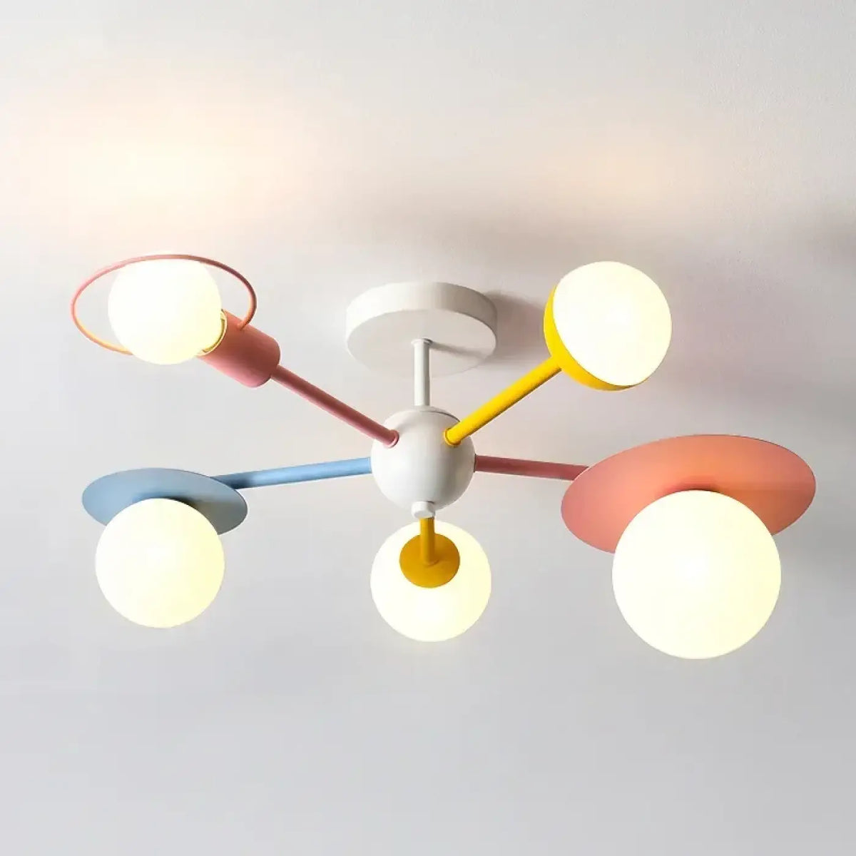 Plafonnier Enfant à Boules Lumineuses – Asio