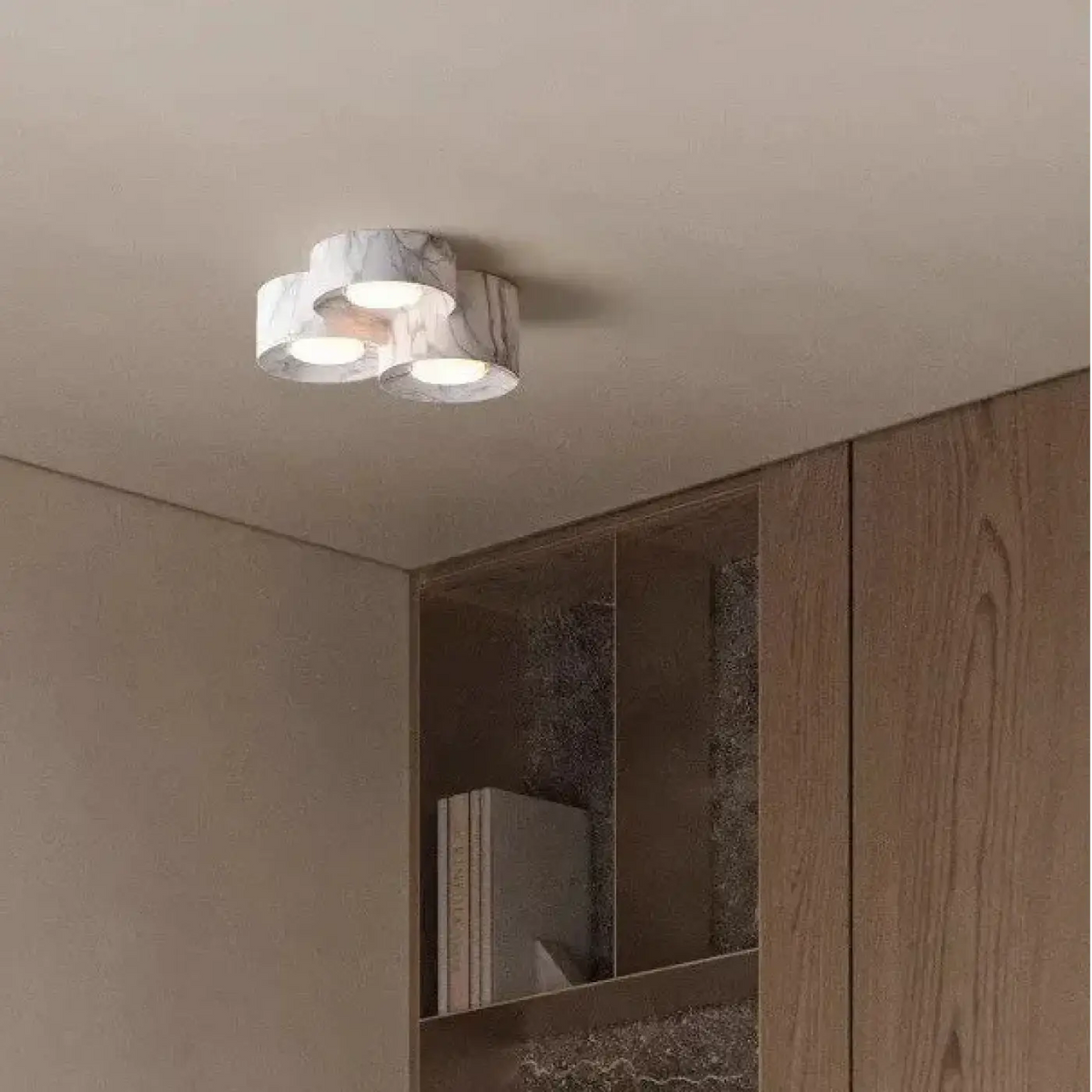 Plafonnier LED Trois Spots Compact – Zémane