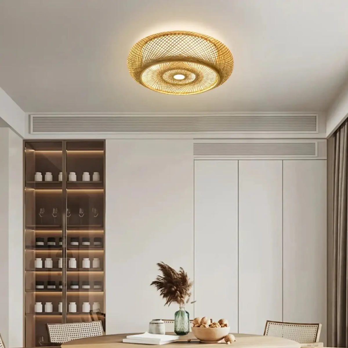 Plafonnier LED Tissé – Idelle
