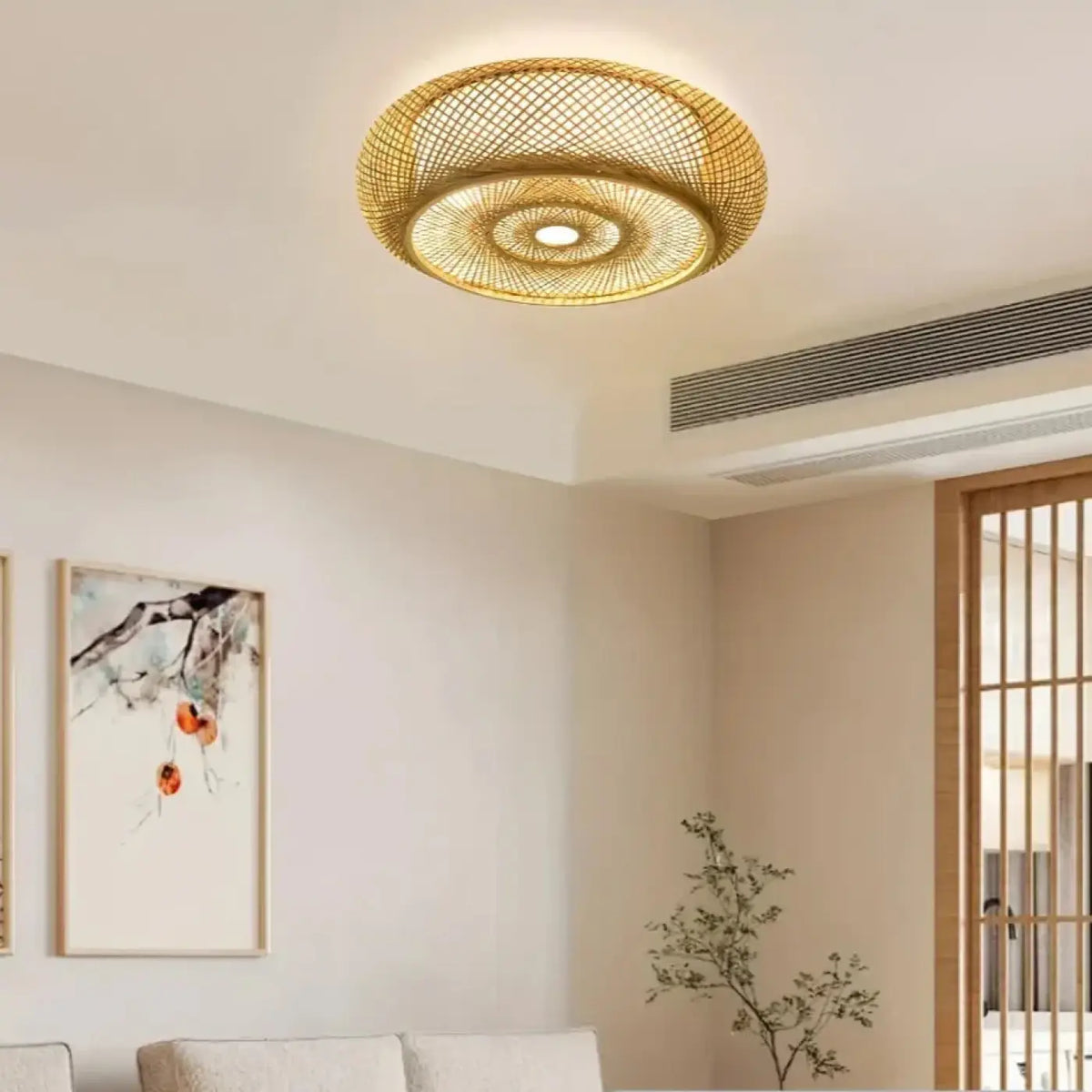 Plafonnier LED Tissé – Idelle