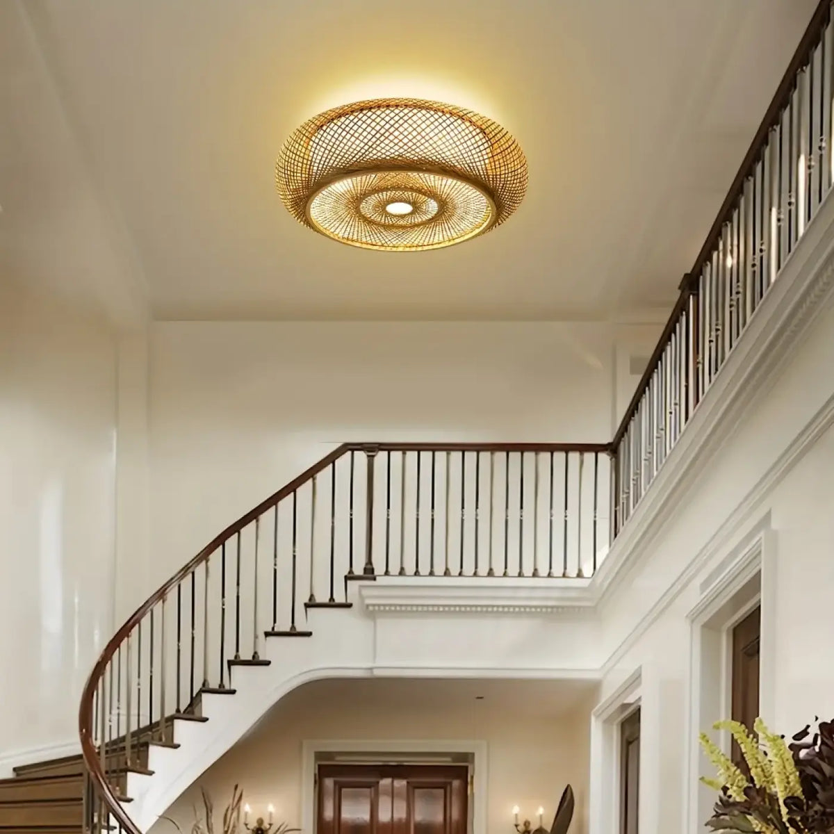 Plafonnier LED Tissé – Idelle