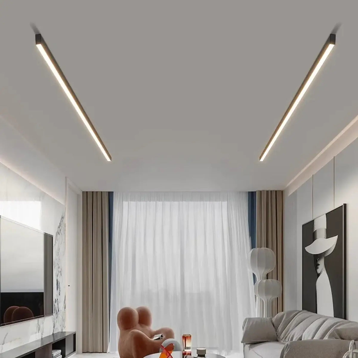 Plafonnier LED Linéaire Encastré – Kasia